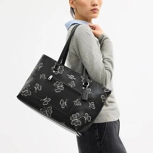 Coach Black Butterfly Tote